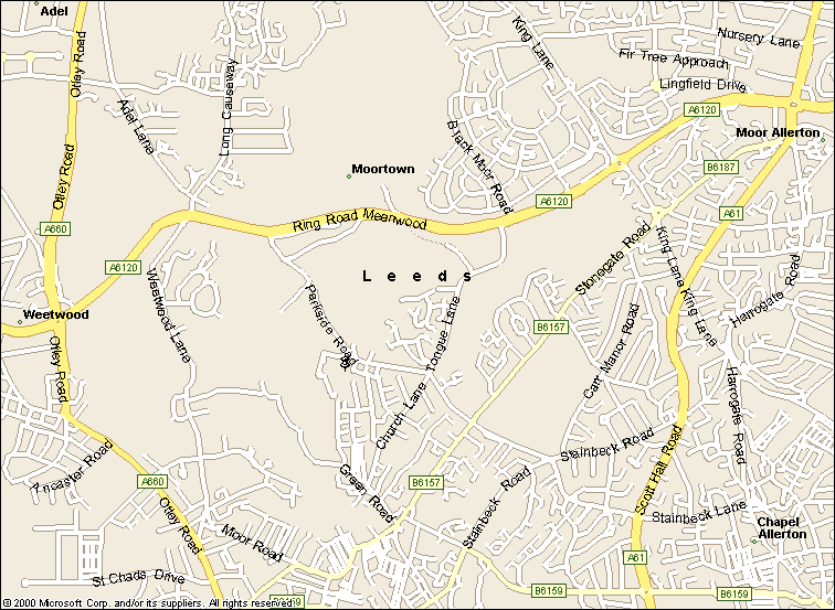 map meanwood